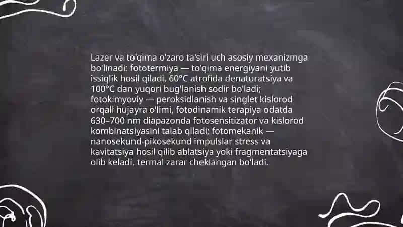 Lazerlarning tibbiyotda qoʻllanishi 4