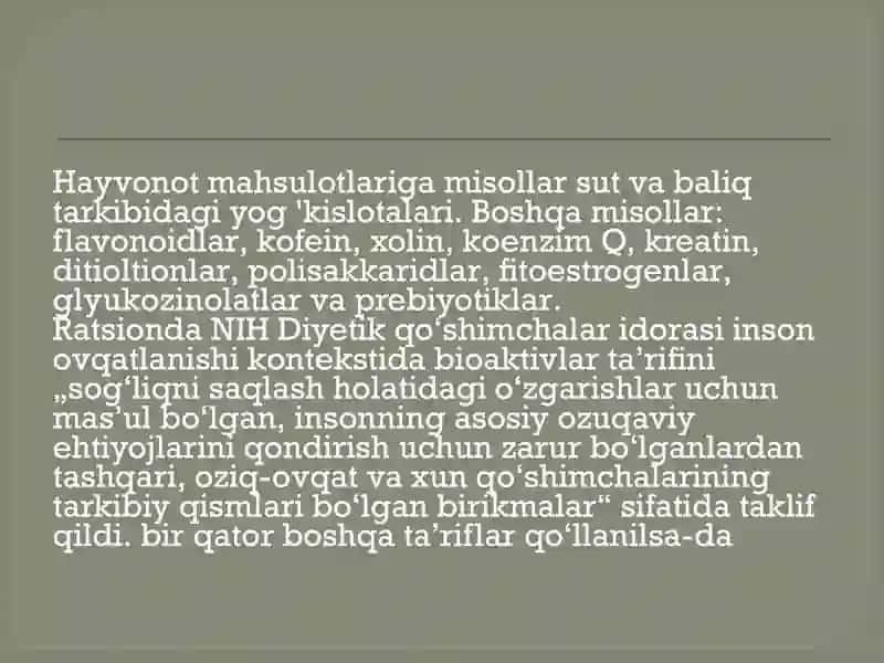 Biologik faol birikma 4