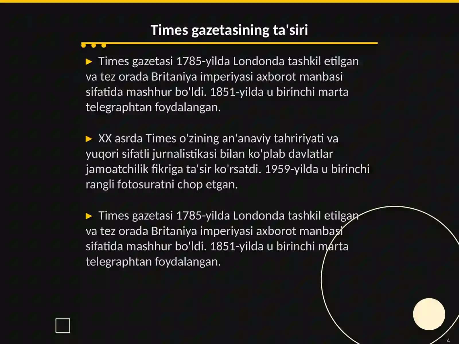 Mediasavodxonlik va axborot madaniyati 4