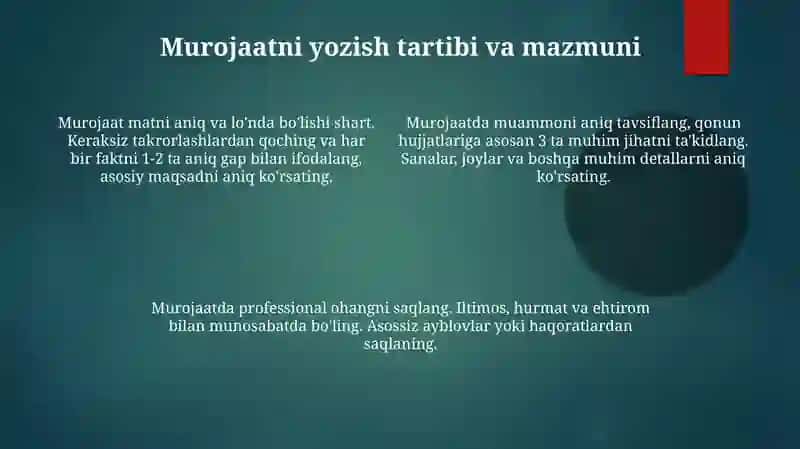 Rasmiy murojat etiketi 4