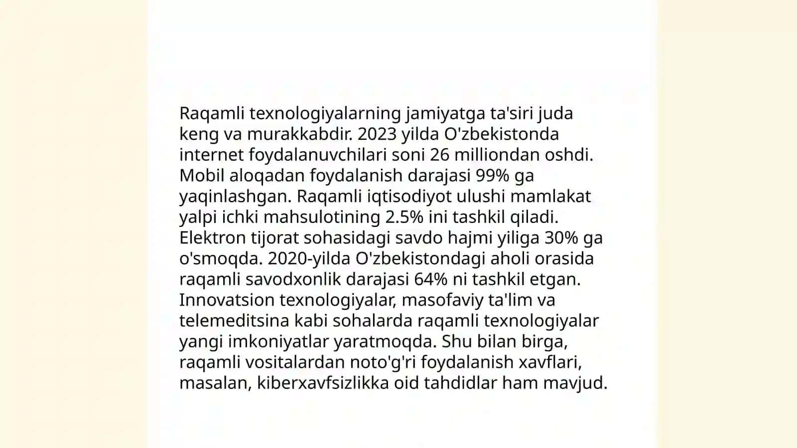 Axborotlashgan jamiyatning asosi 4
