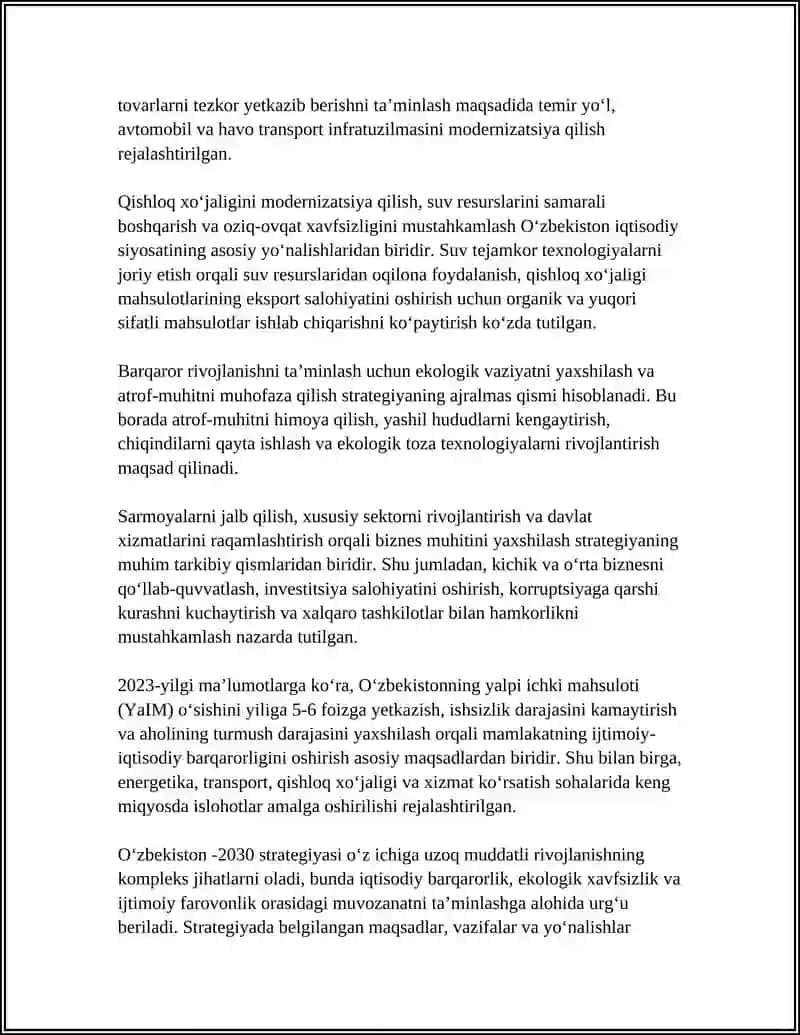 O‘zbekiston-2030 strategiyasi 4