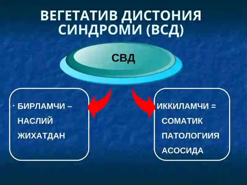 БОЛАЛАР ВА УСМИРЛАРДА ВЕГЕТАТИВ ДИСТОНИЯ CИНДРОМИ 4
