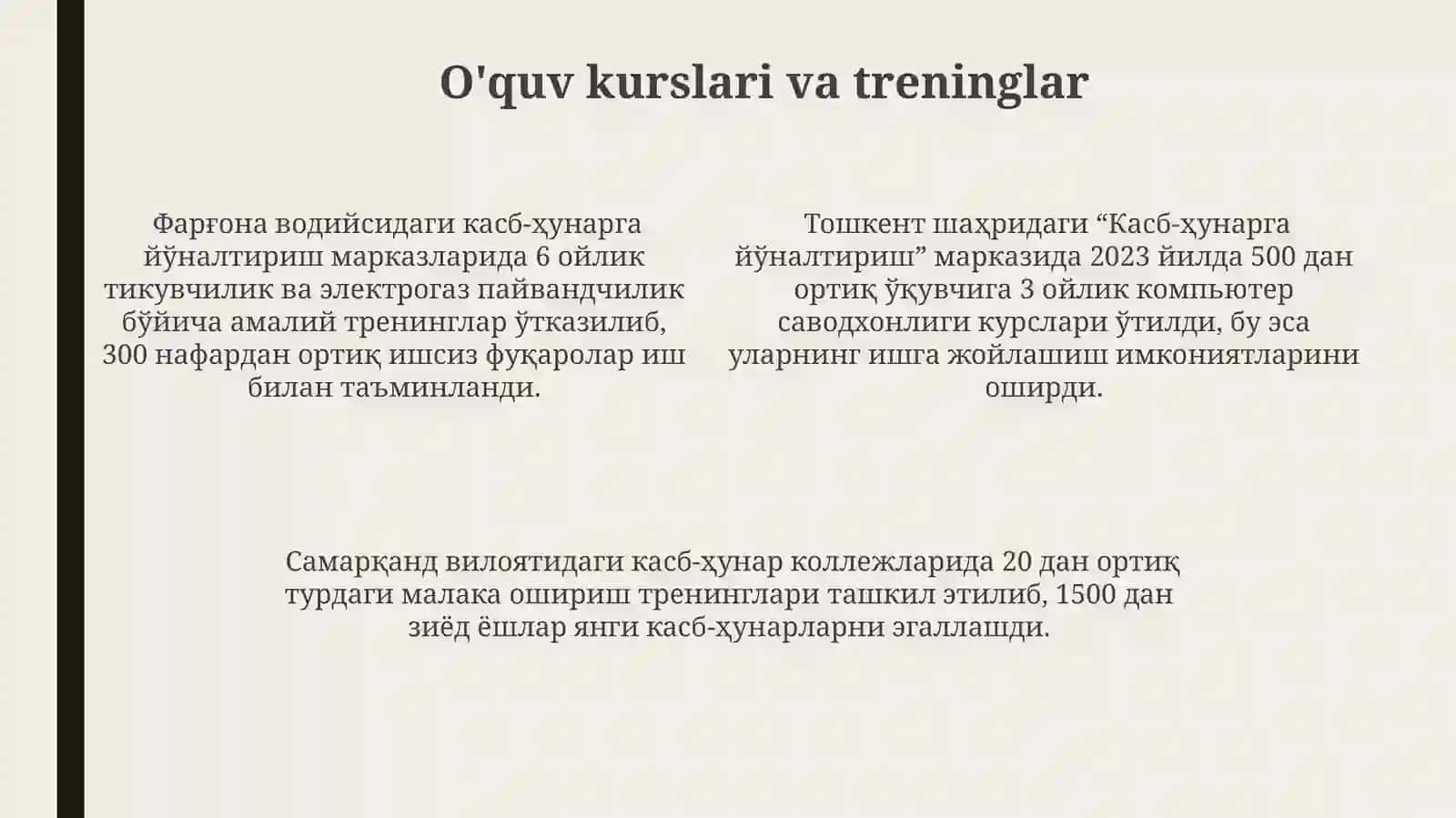 Kasbiy Yo'naltirish va Diagnostika Markazlarining Faoliyati 4