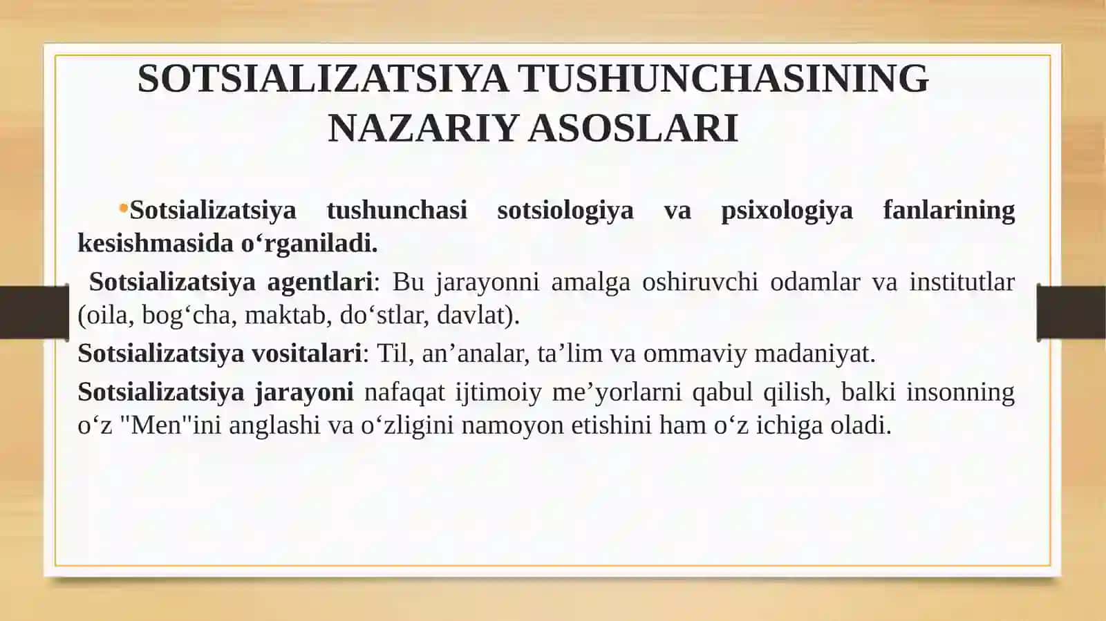 Birlamchi  ikkilamchi sotsolizatsiya 4