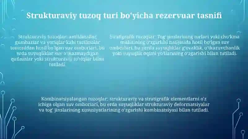 Suv Omborlari Tasnifi 4