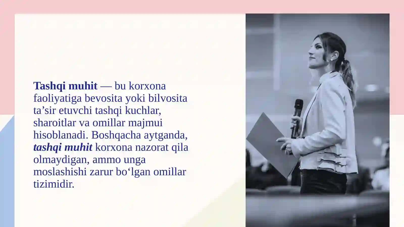 Korxonaning tashqi muhitini tahlil qilish 4