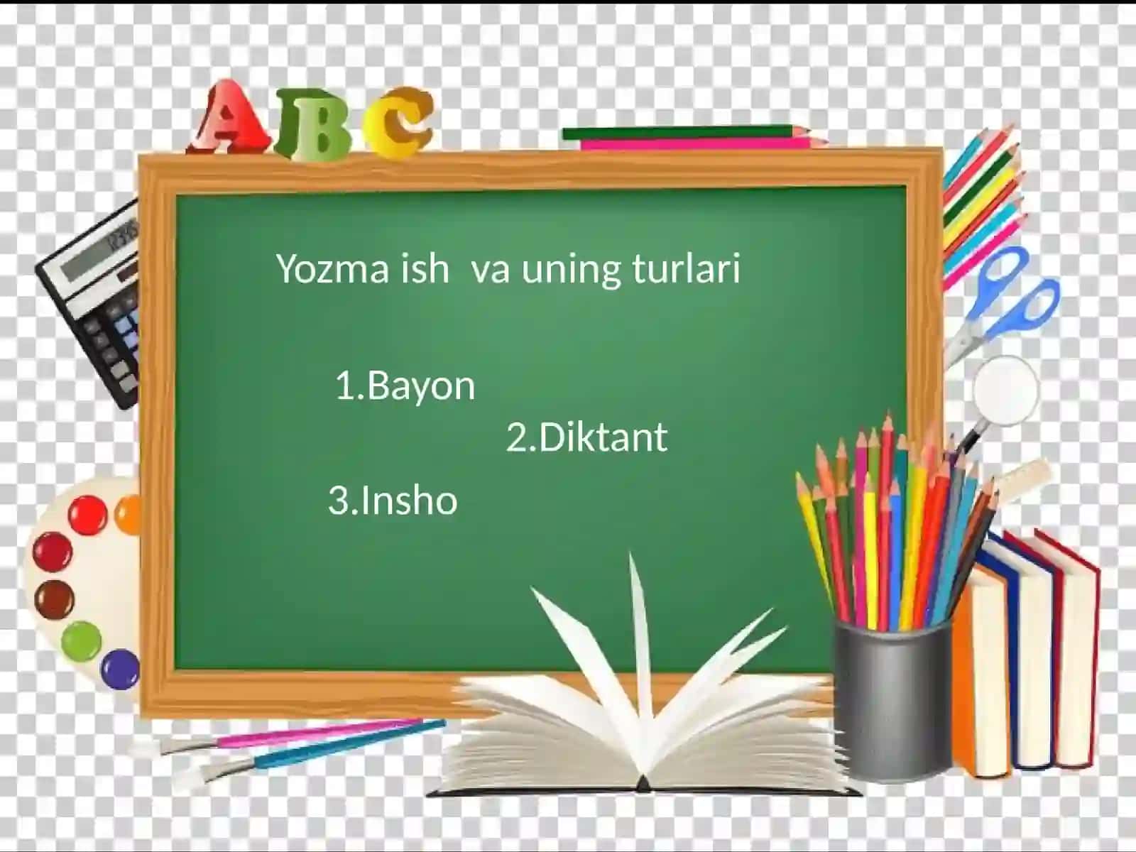 Yozmaishlarni tashkilotish metodikasi 4