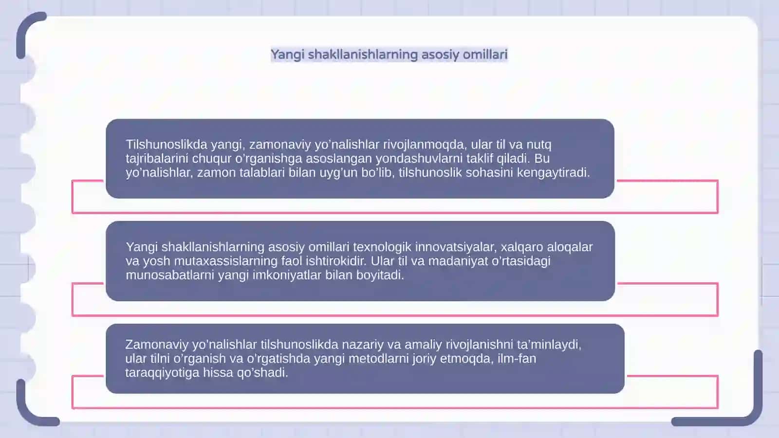 Tilshunoslikda zamonaviy yo’nalishlar 4