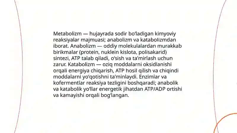 Tiriklik belgilari 4