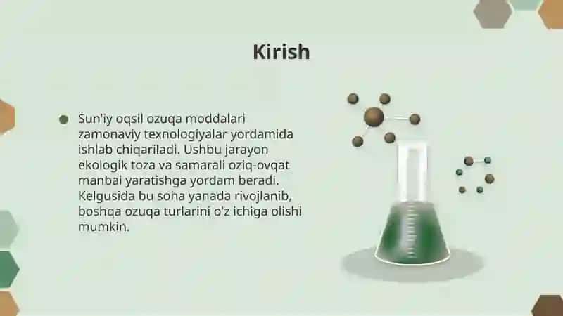 Sun'iy oqsil ozuqa moddalari 4