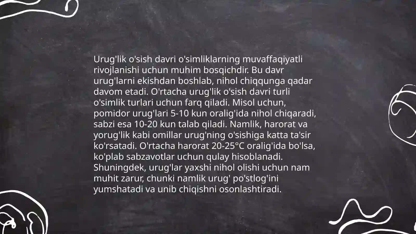 Sholini rivojlanish davrlaring oʼtish davrlari 4