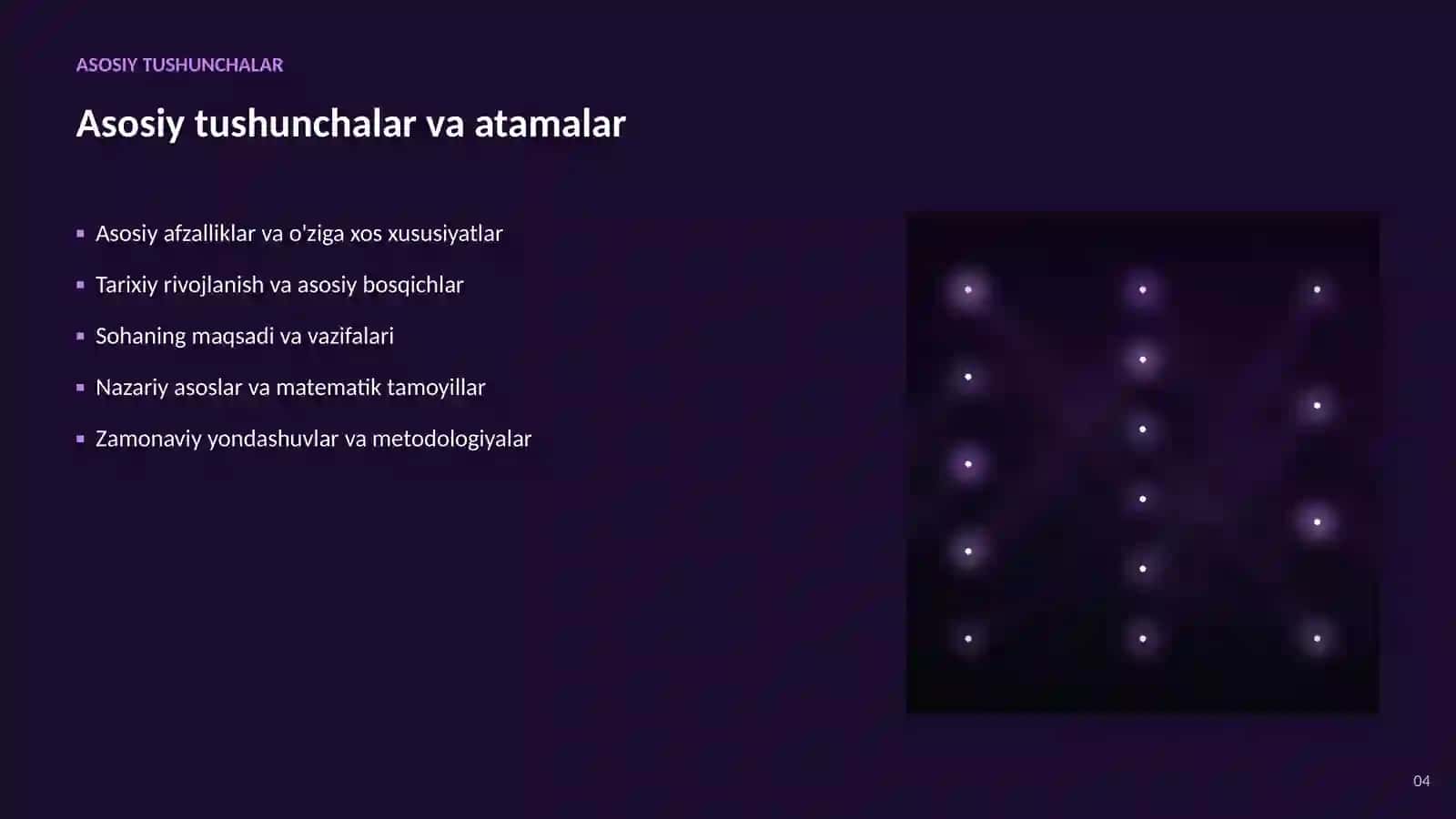 SUN'IY INTELLEKT • SUN'IY INTELLEKT ASOSLARI 4