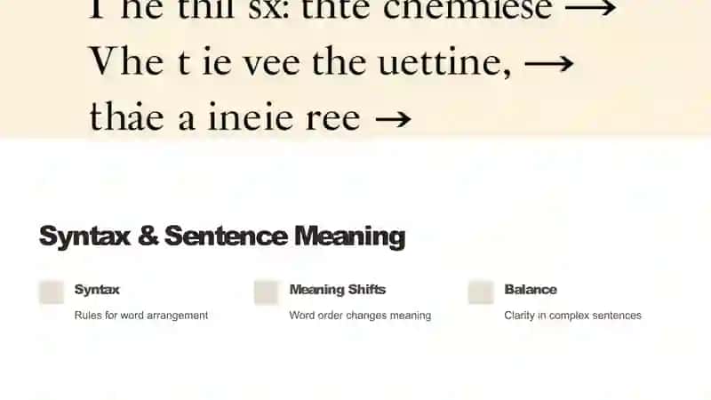 The Power of Word Order 4