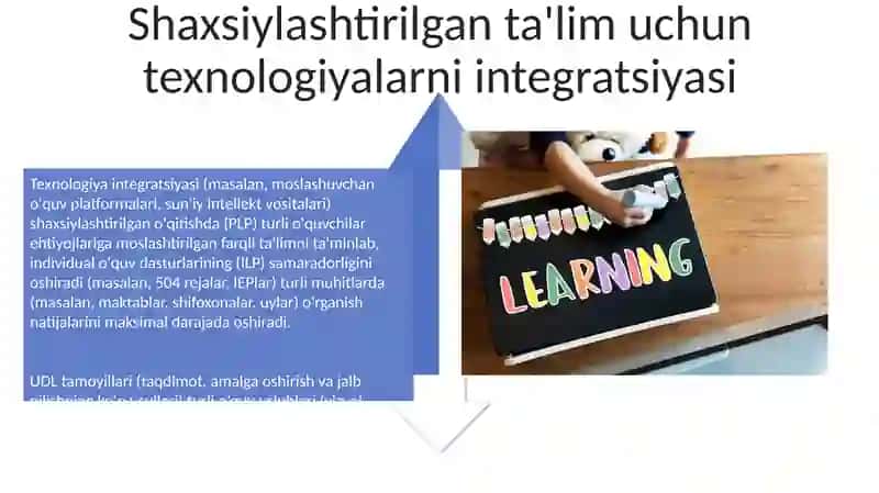 Ta'limning universal dizayni va individual ta'lim dasturi 4