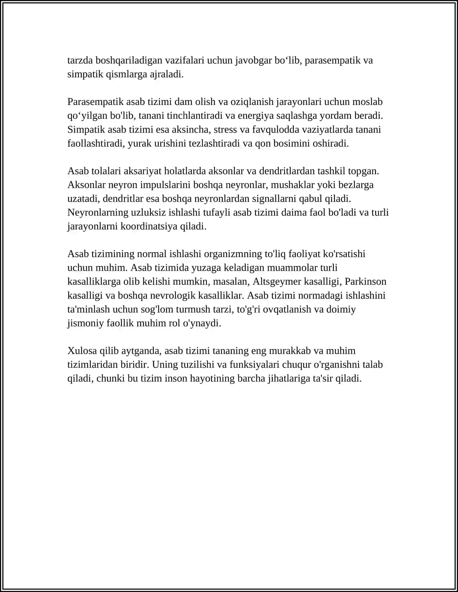 BOLALARNING ASAB TIZIMI 4