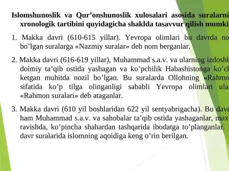 Islom dini manbalari, aqidaviy maktablari va ularning hozirgi davrdagi ahamiyati 4