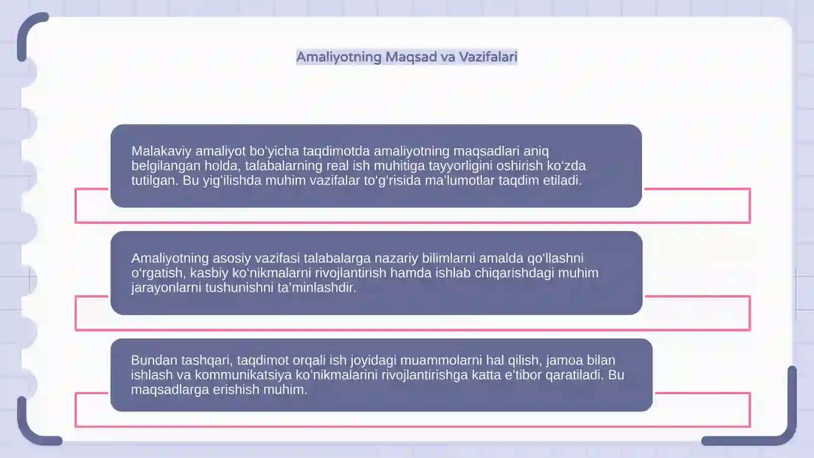 Malakaviy amaliyot boʻyicha taqdimot 4
