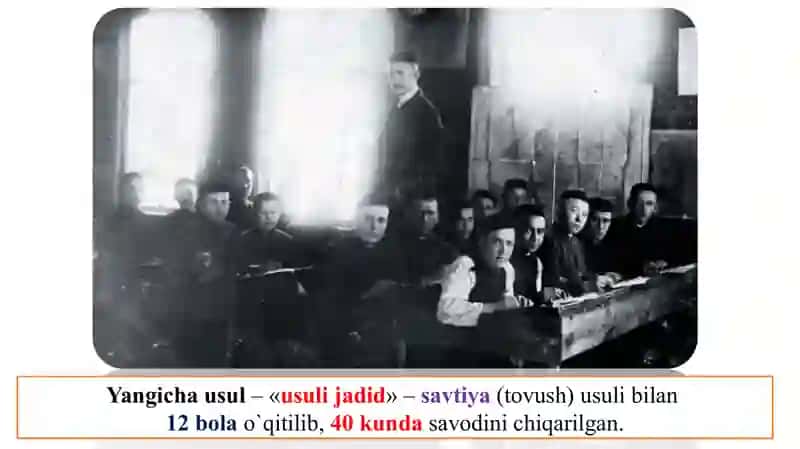 jadidchilik harakatining vujudga kelishi 4