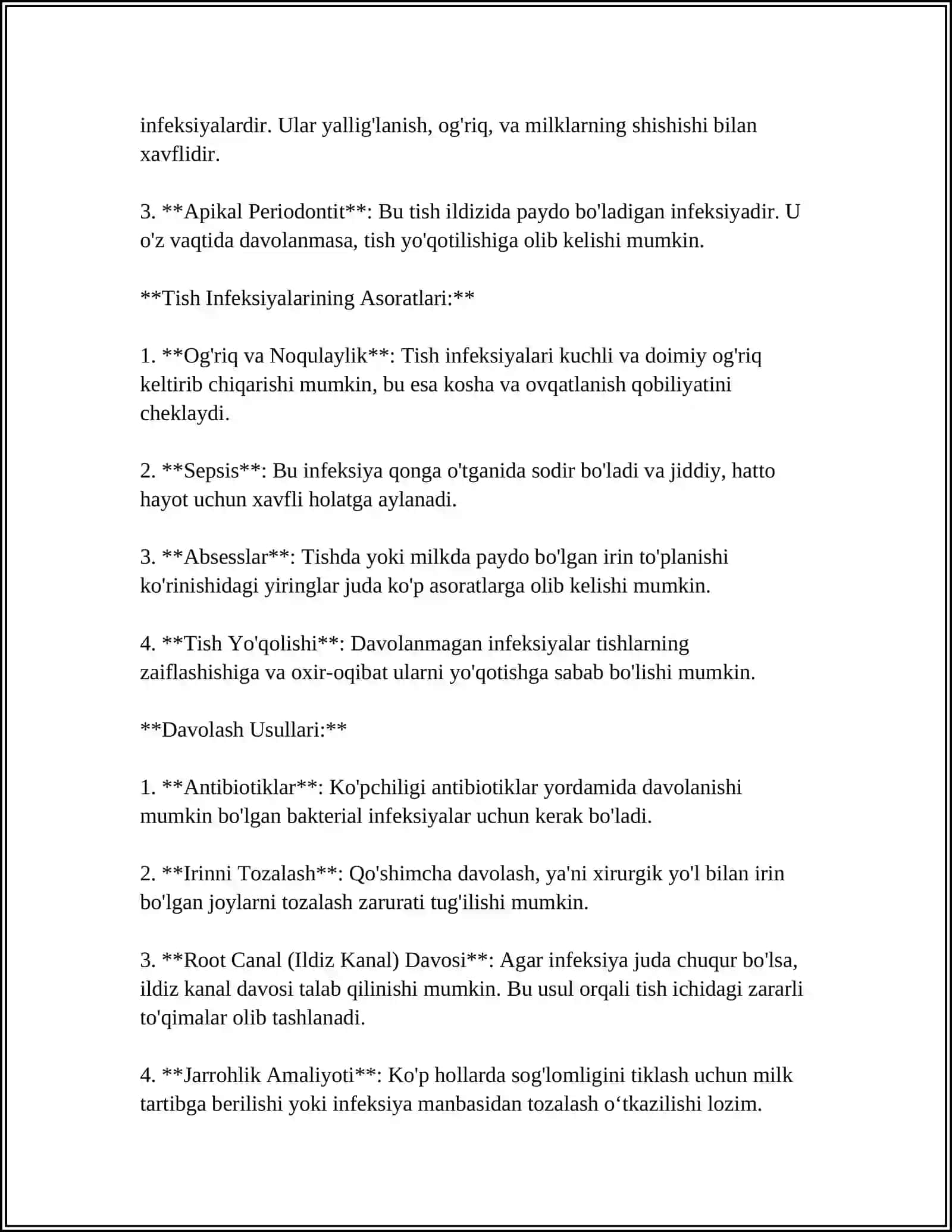 Tish infeksiyalari 4
