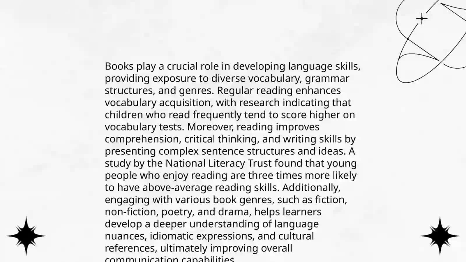 The role of books 4