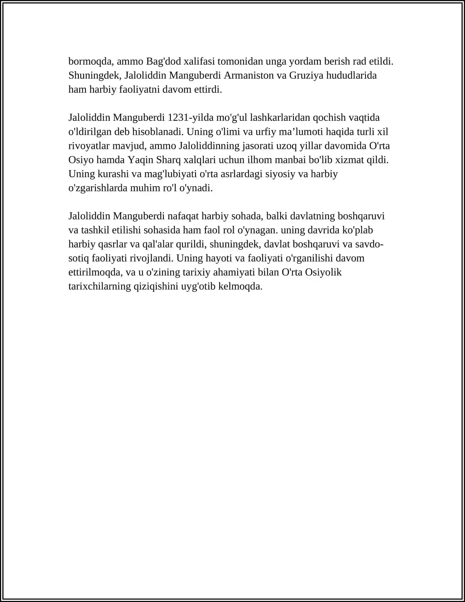 JALOLIDDIN MANGUBERDI VATAN HIMOYACHISI 4