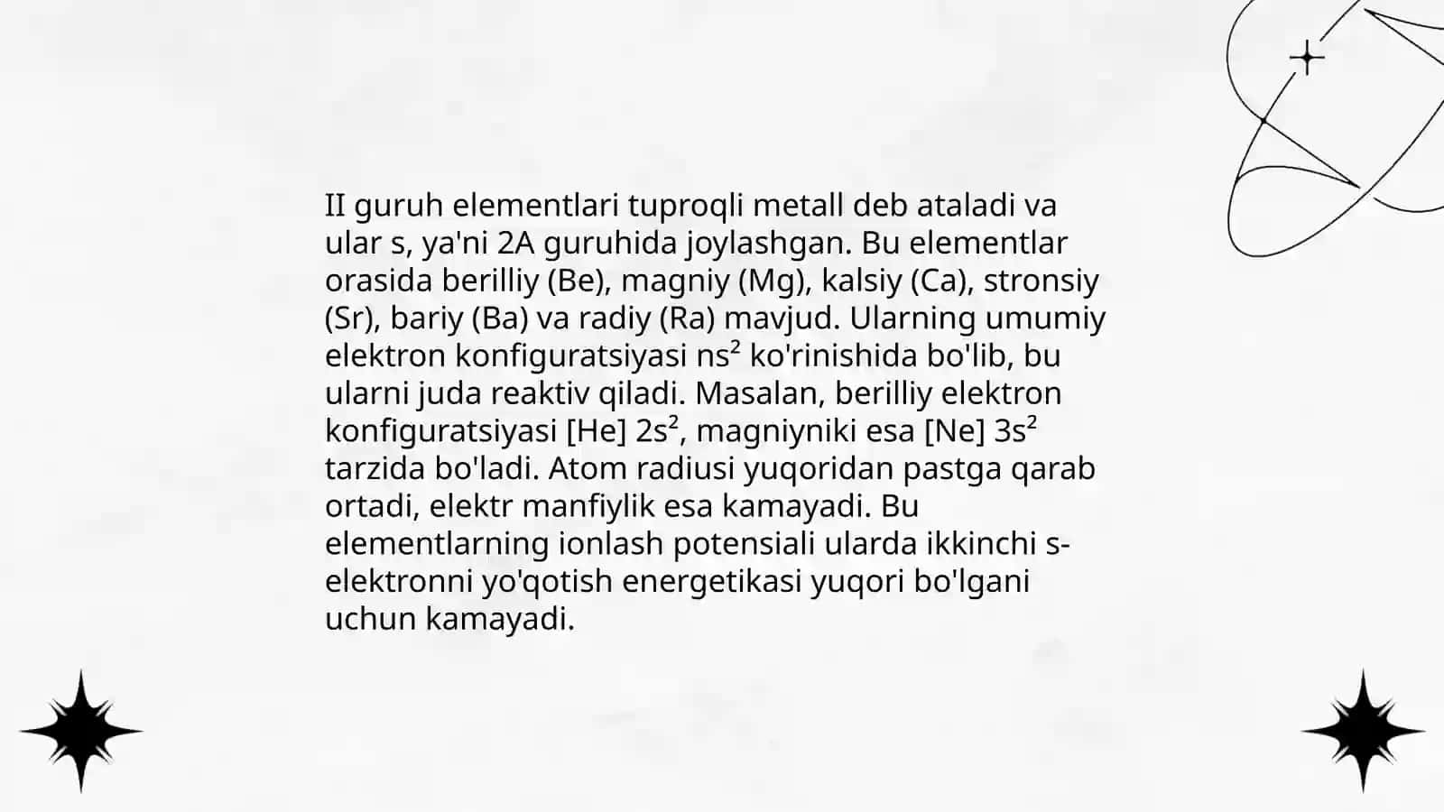 II guruh elementlari 4