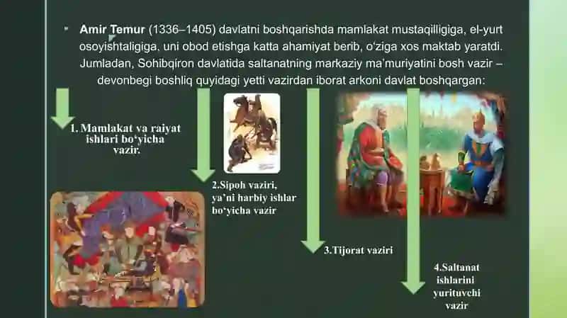Amir Temur va Temuriylar davridagi iqtisodiy g'oyalar va iqtisodiy siyosat 4