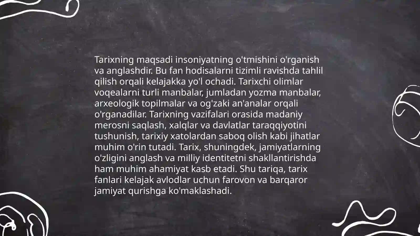 Tarixning mazmuni yoʻnalishlari va konsepsiyalari 4