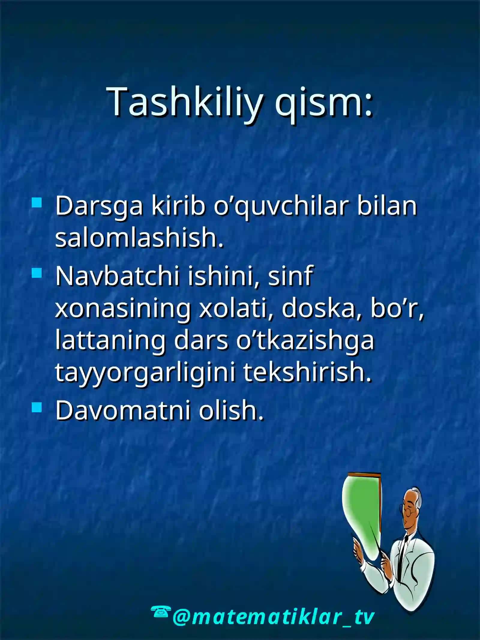DARSNING TEXNOLOGIK XARITASI 4