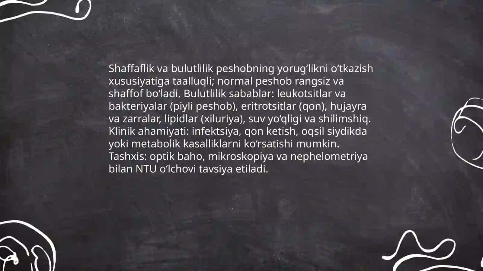 Peshobning fizik xususiyatlari 4