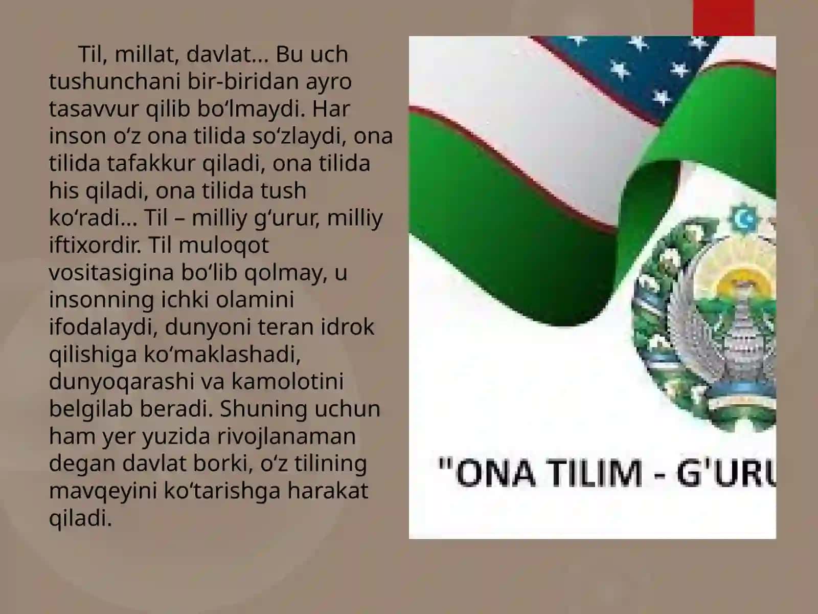 Oʻzbek tili – milliy oʻzligimiz va mustaqil davlatchilik timsoli 4