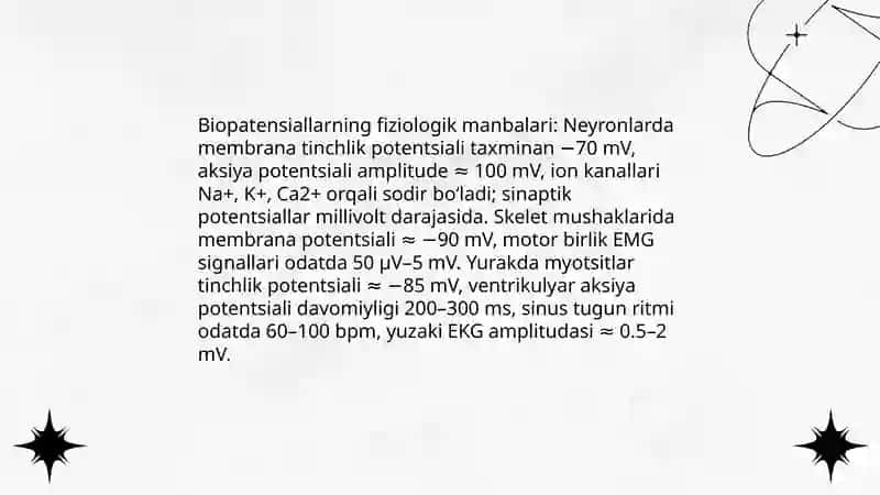 Biopatensiallar 4