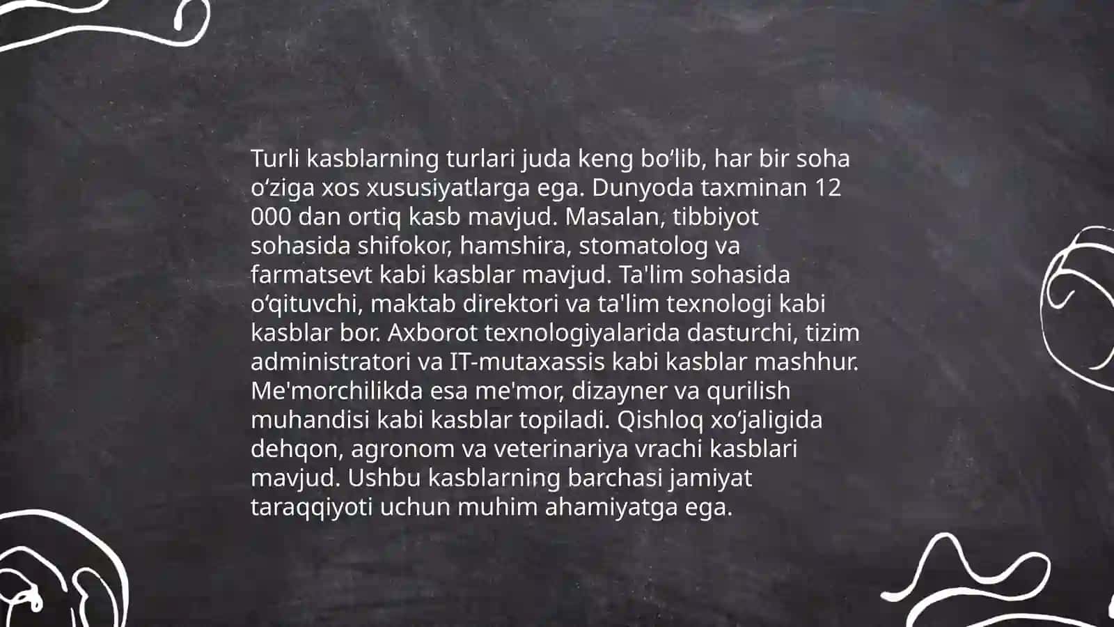 Kasb haqida tushuncha 4