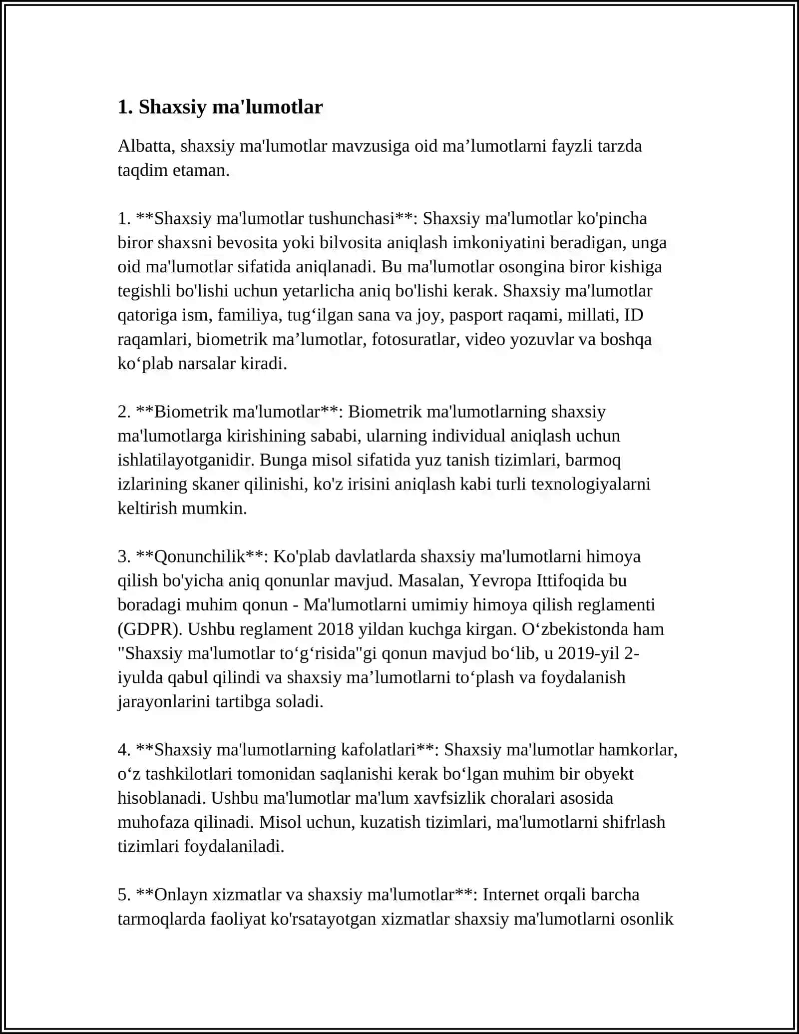 REFERAT - TARJIMAIY HOL, TAVSIFNOMA 4