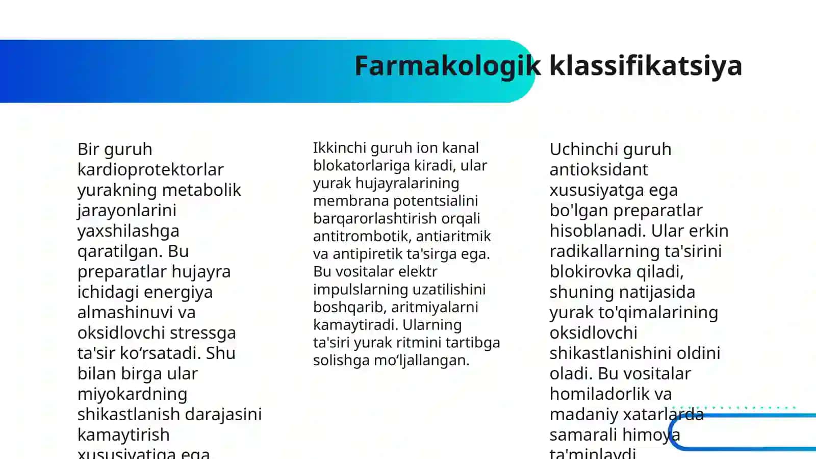 KARDIOPROTEKTORLAR VA METABOTROB VOSITALAR 4