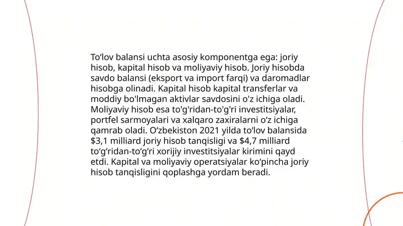 Toʻlov balansining mohiyati va tarkibi 4