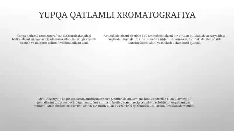 Aminokislotalarni Ajratib Olish Va Idenfikatsiyalash Usullari 4