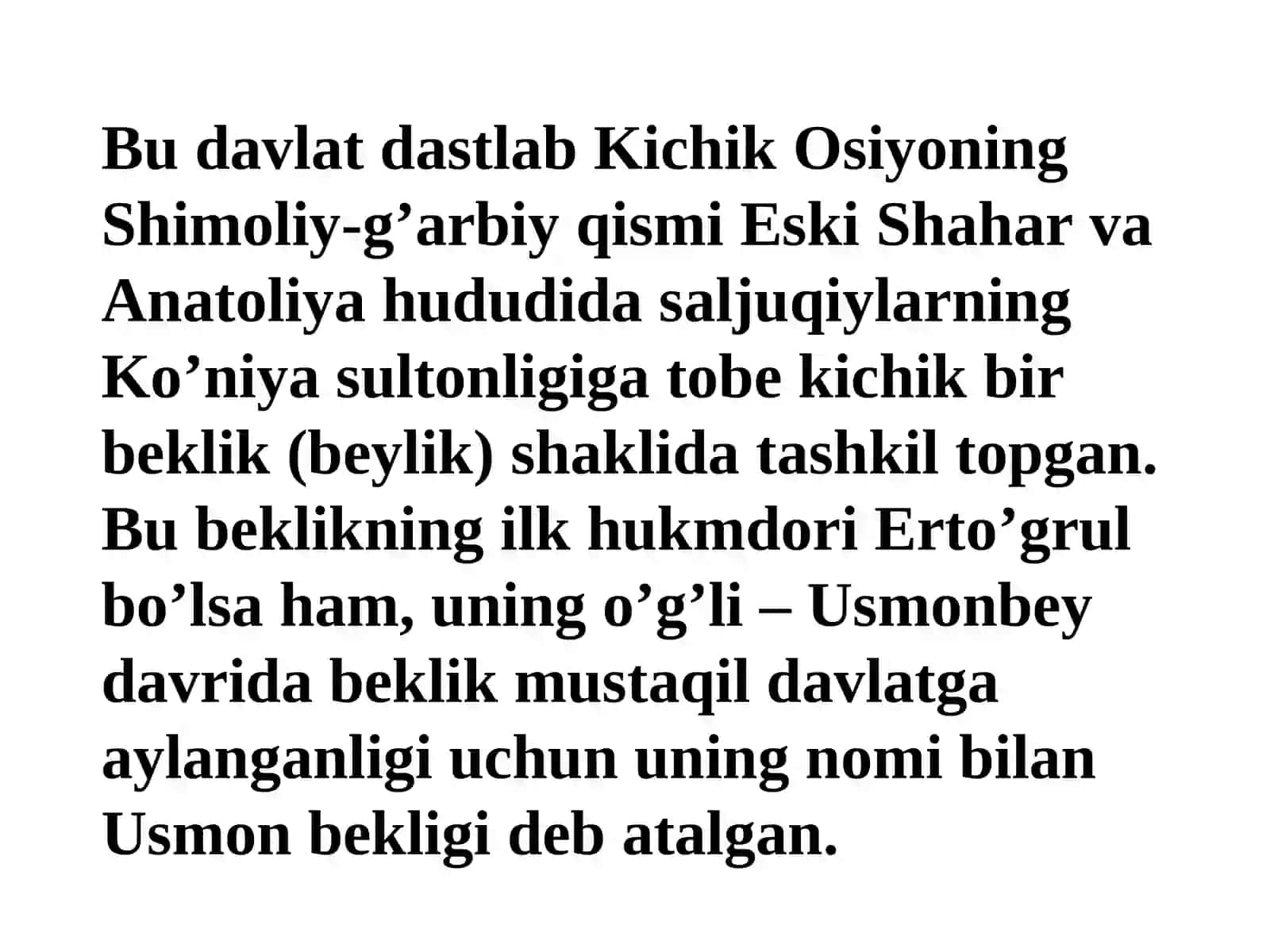 Usmoniylar davlati va uning harbiy yurishlari 4