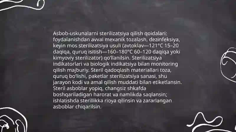 Muolaja honasida ishlash tartibi 4