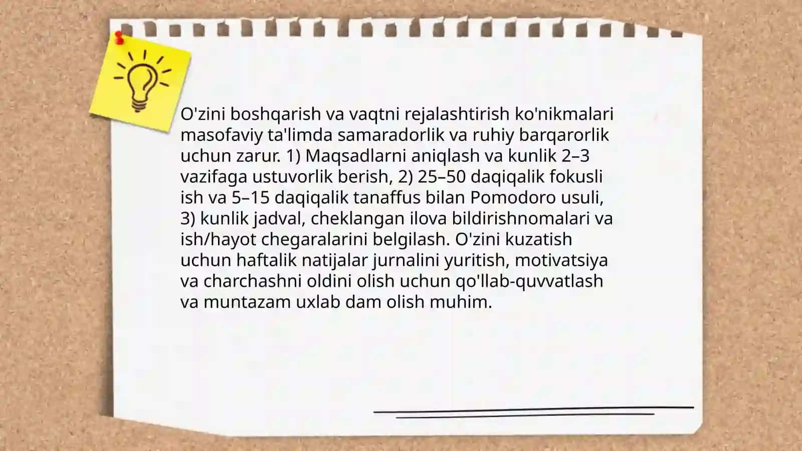 Masofaviy talimning psixologik jihatlari 4