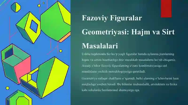Fazoviy figuralar haqida slayd 4
