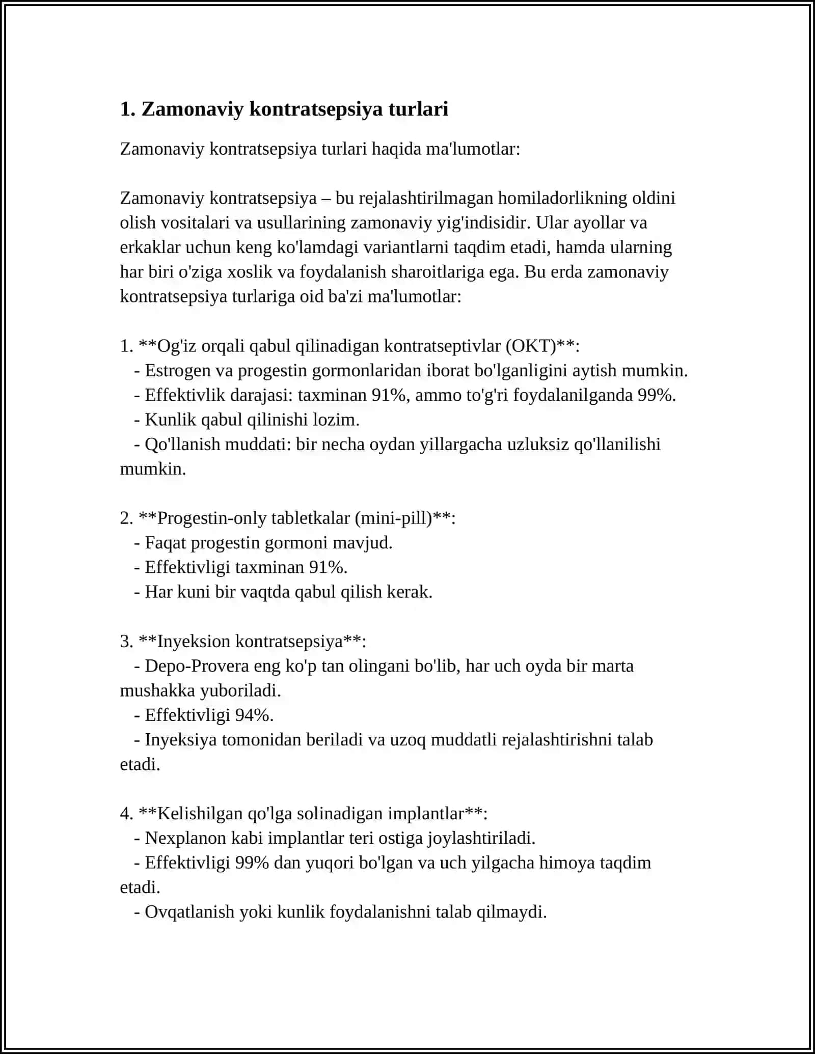 ZAMONAVIY KANTRASEPSIYA VOSITALARI 4