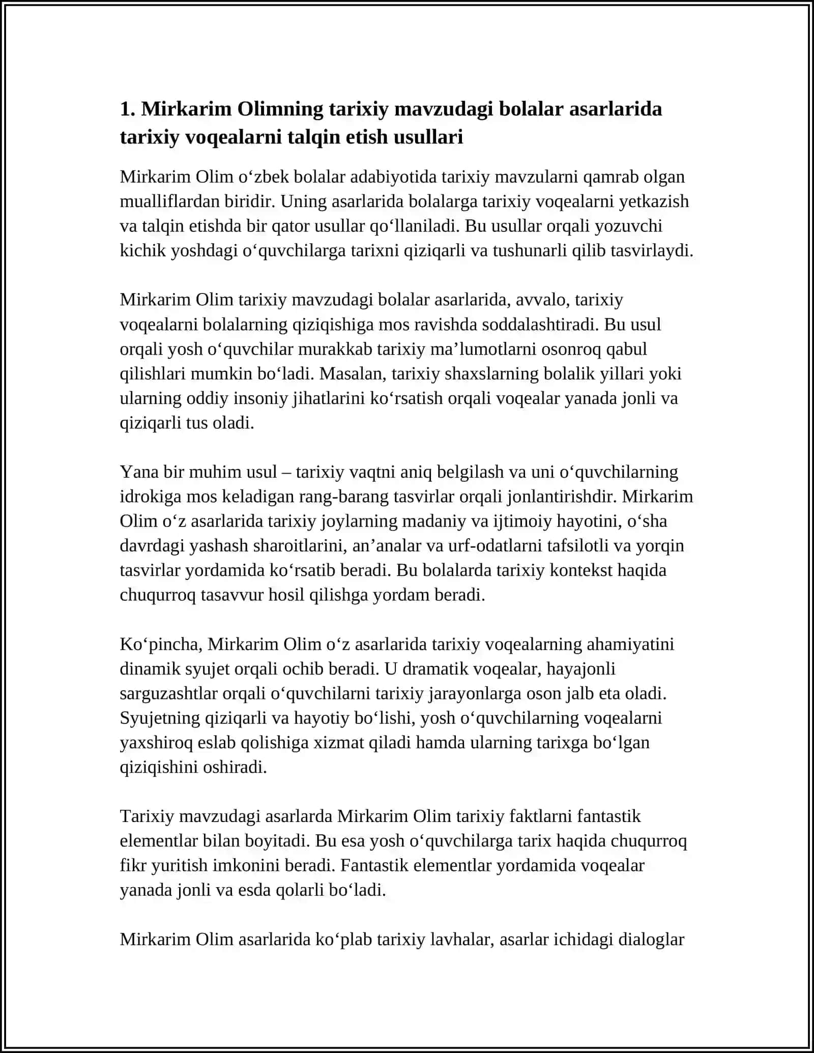 Mirkarim Olim Ijodi 4