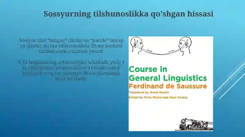 Ferdenand D Sosyur ta'limoti va strukturasi 4