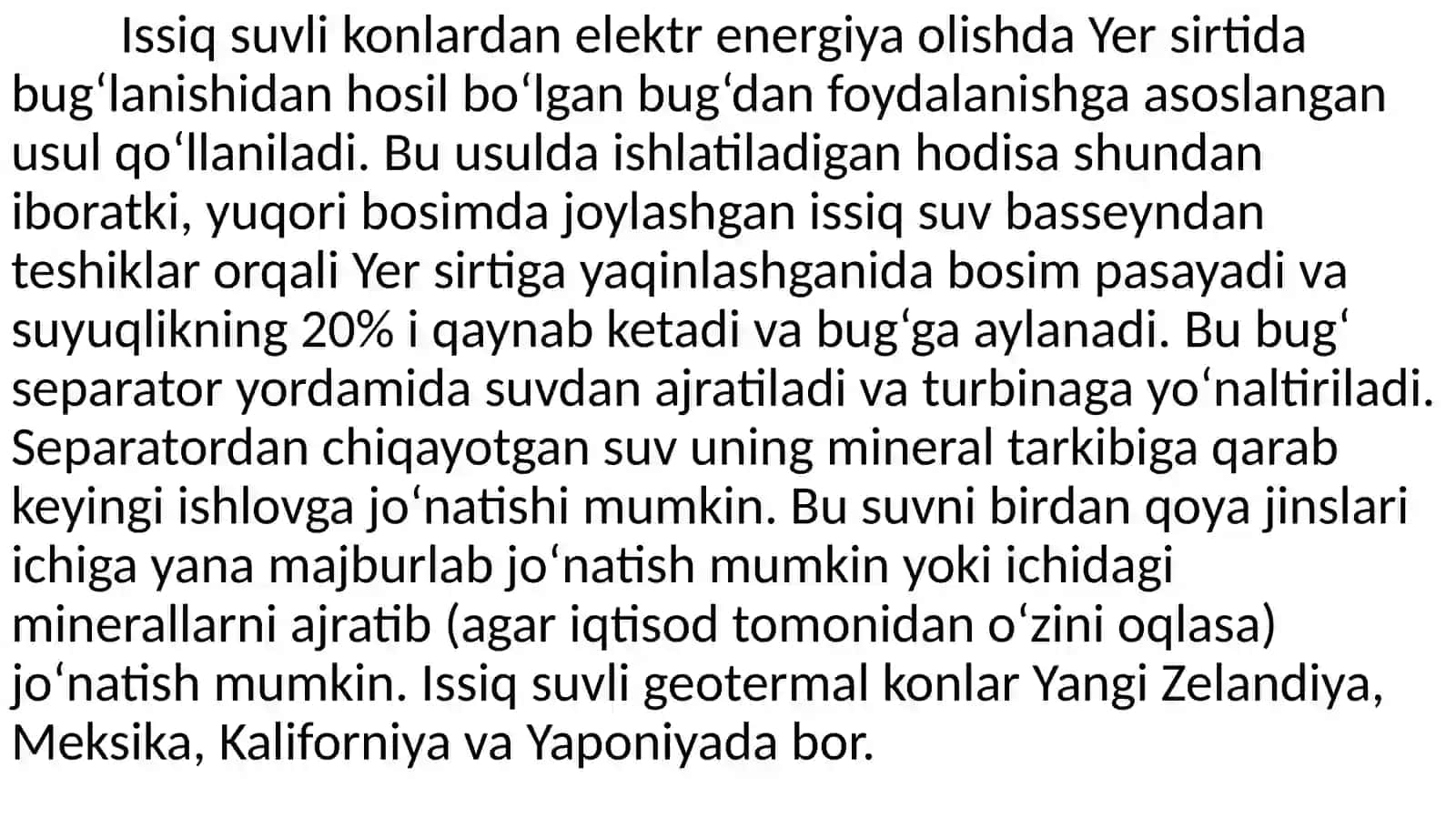 GEO – VA GIDROTERMAL ENERGETIKA 4