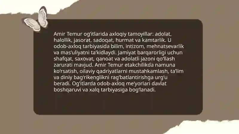 Amir Temur ogʻitlarining tarbiyaviy-tarixiy asoslari 4