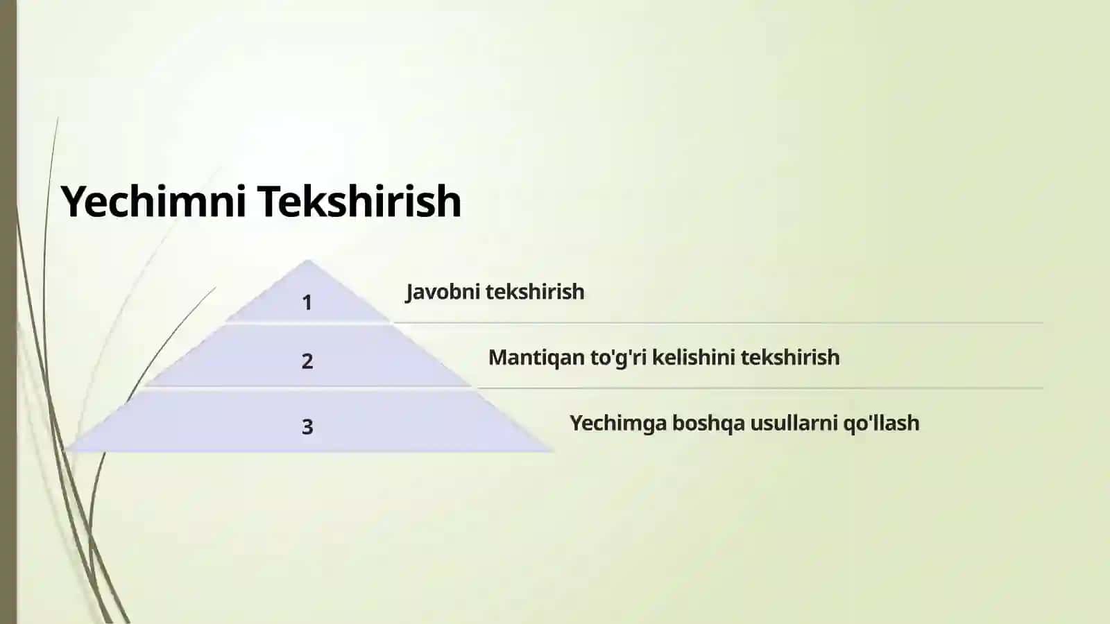 Matematik Topshiriqlarni O'rganish 4