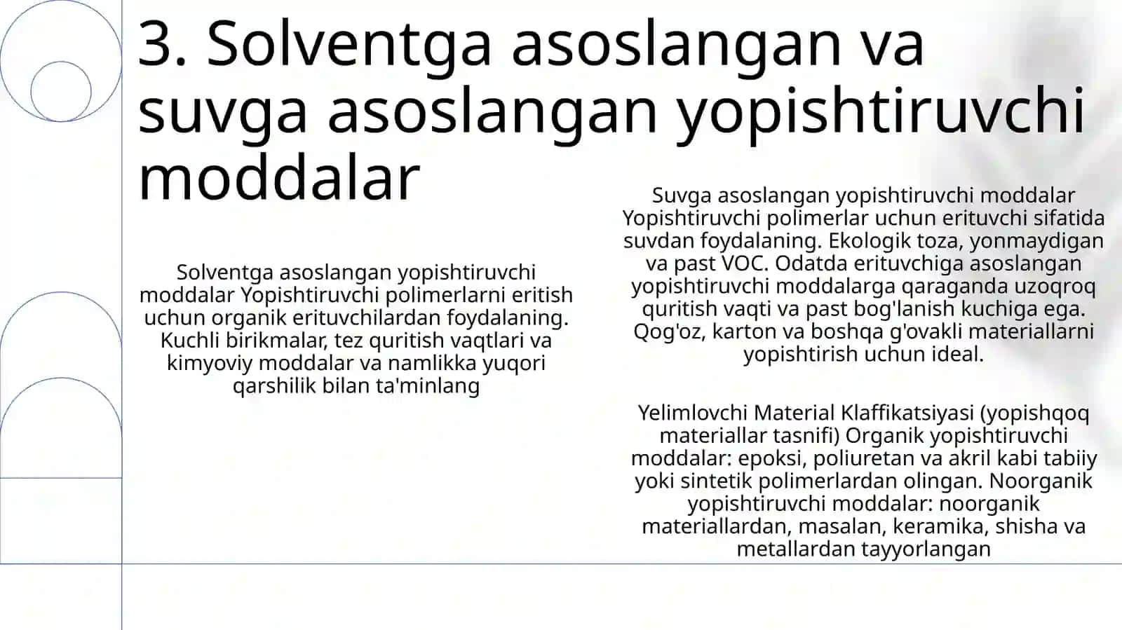 Yelimlovchi Material Klaffikatsiyasi 4