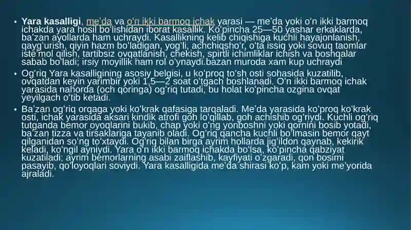 OSHQOZON YARA KASALLIGI ETIOPATOGENEZI 4